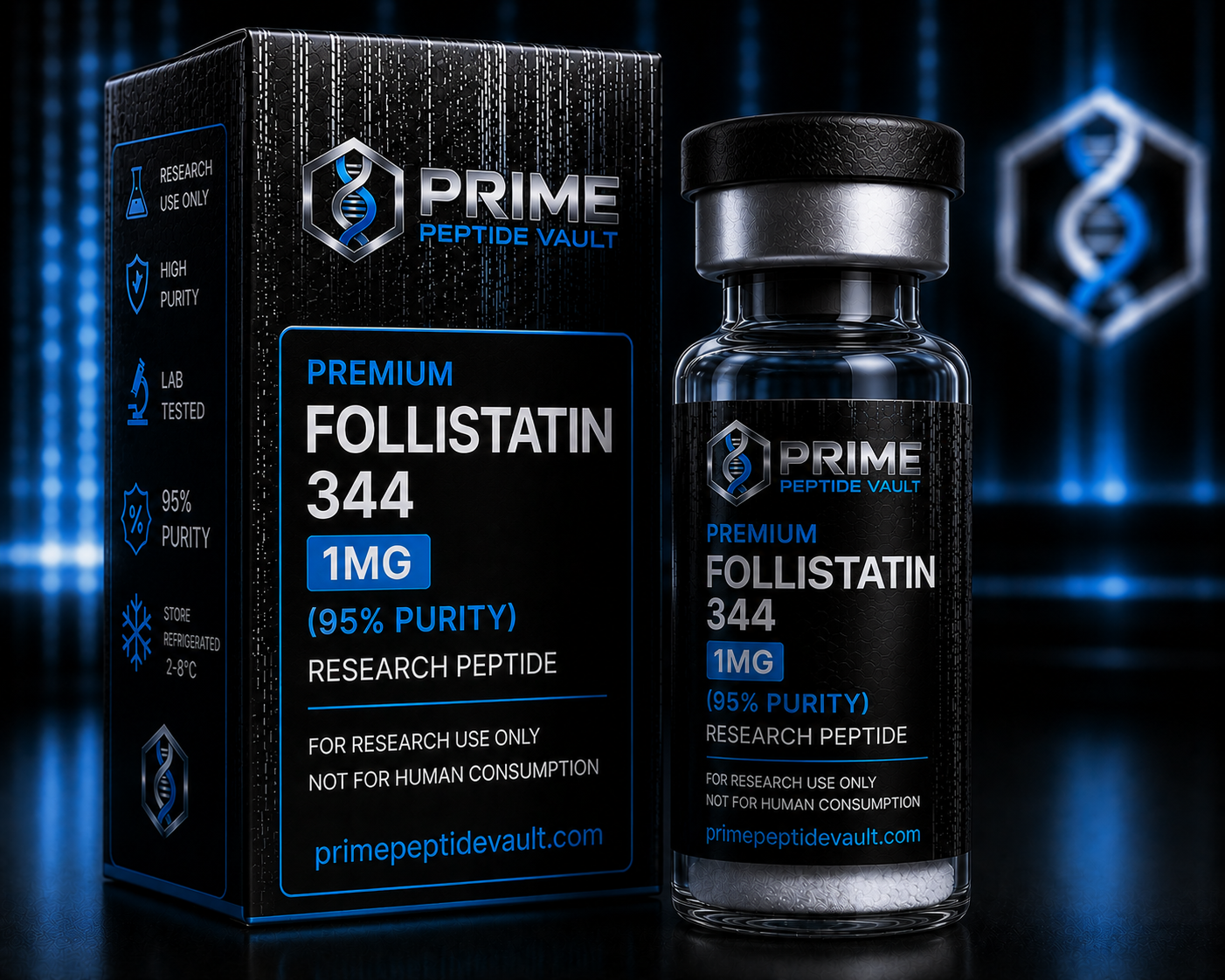 Premium Follistatin 344 1mg (95% Purity)